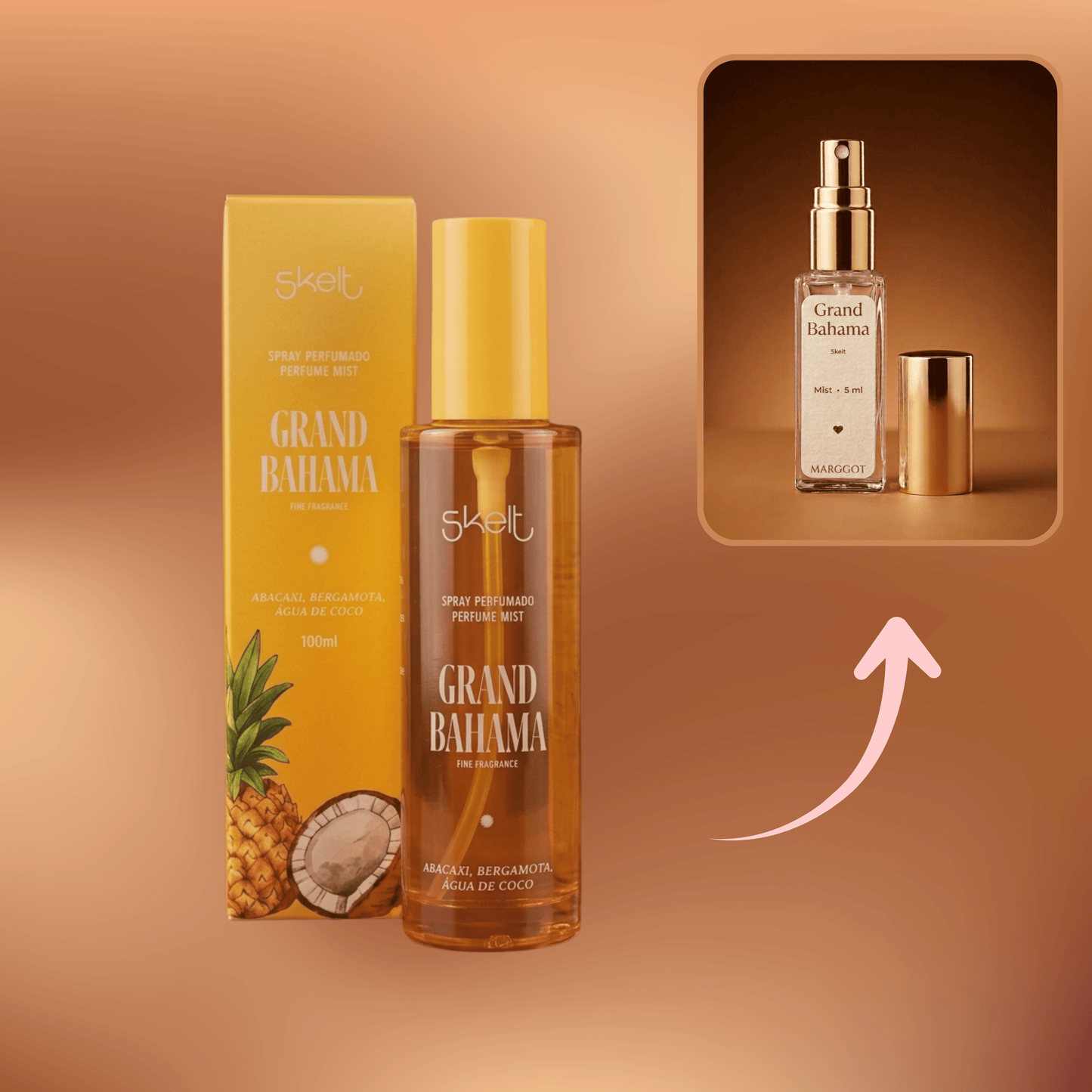 Decant / Mist Grand Bahama Perfume Mist - Skelt - Marggot Perfumaria