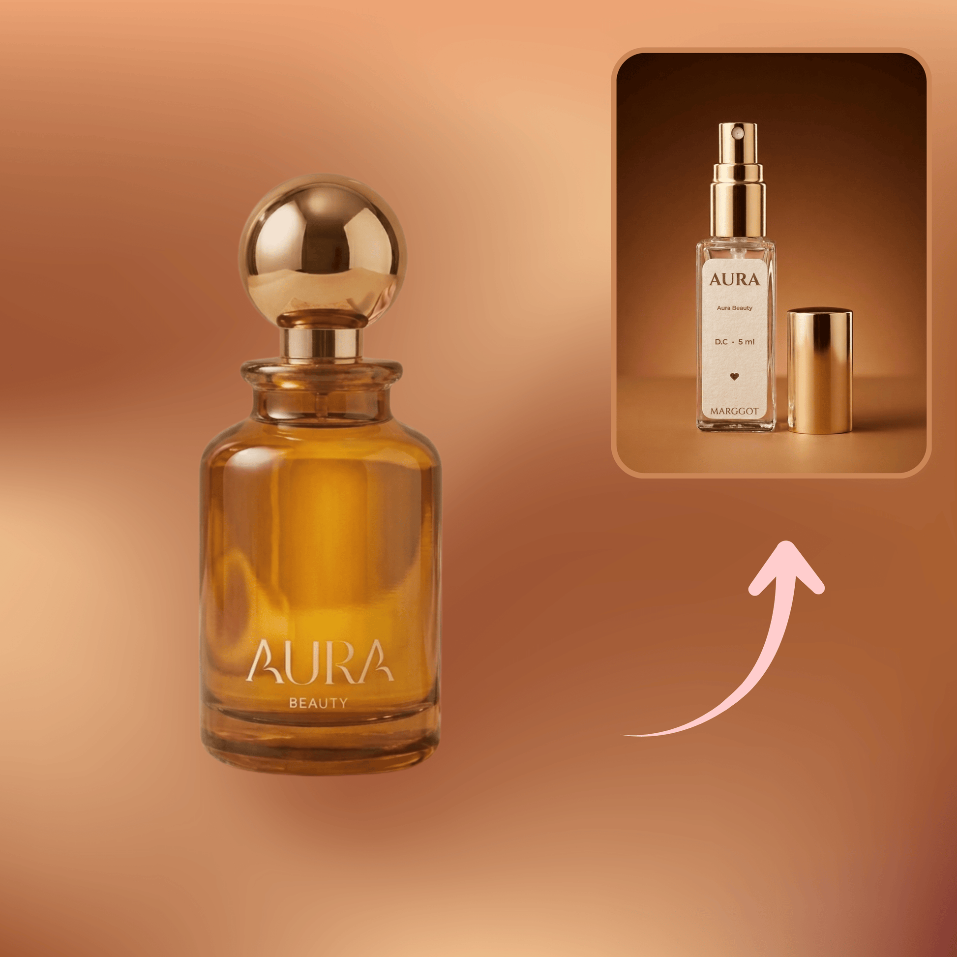 Decant Aura Colônia - Aura Beauty - Marggot Perfumaria