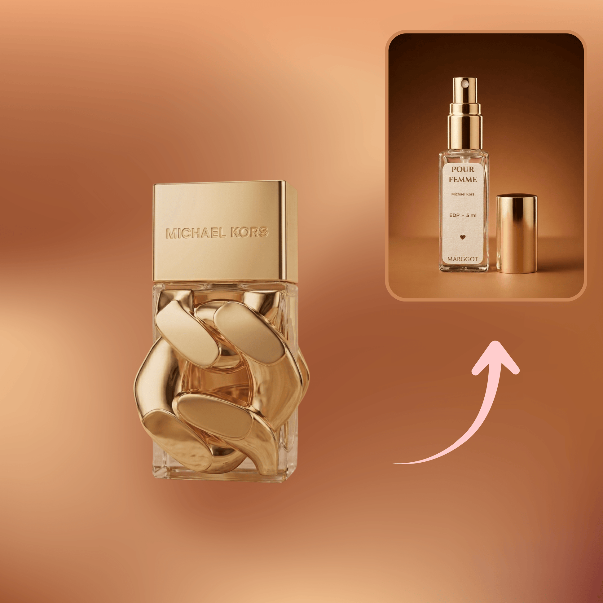 Decant Michael Kors Pour Femme Eau de Parfum - Michael Kors - Marggot Perfumaria