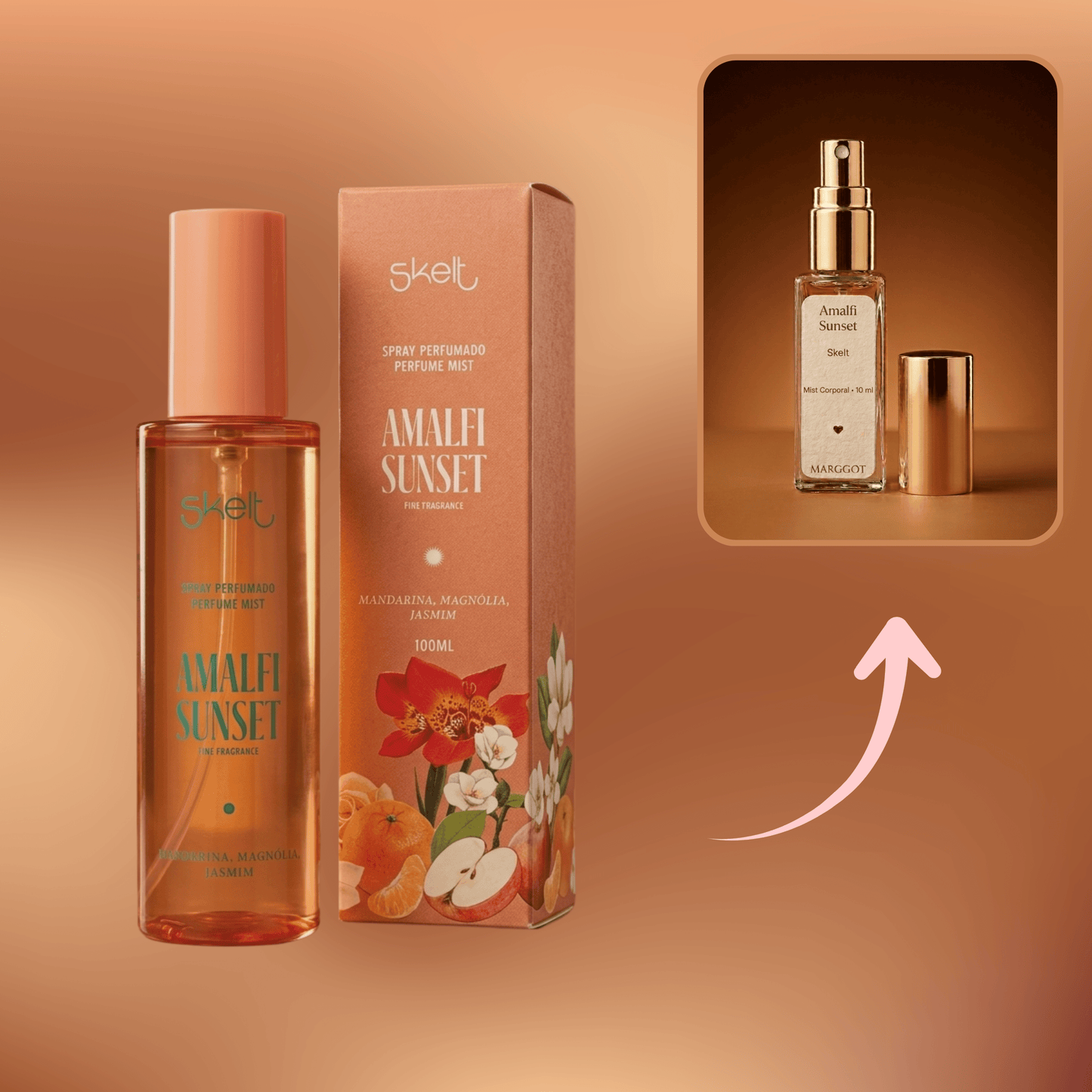 Decant / Mist Amalfi Sunset Perfume Mist - Skelt - Marggot Perfumaria