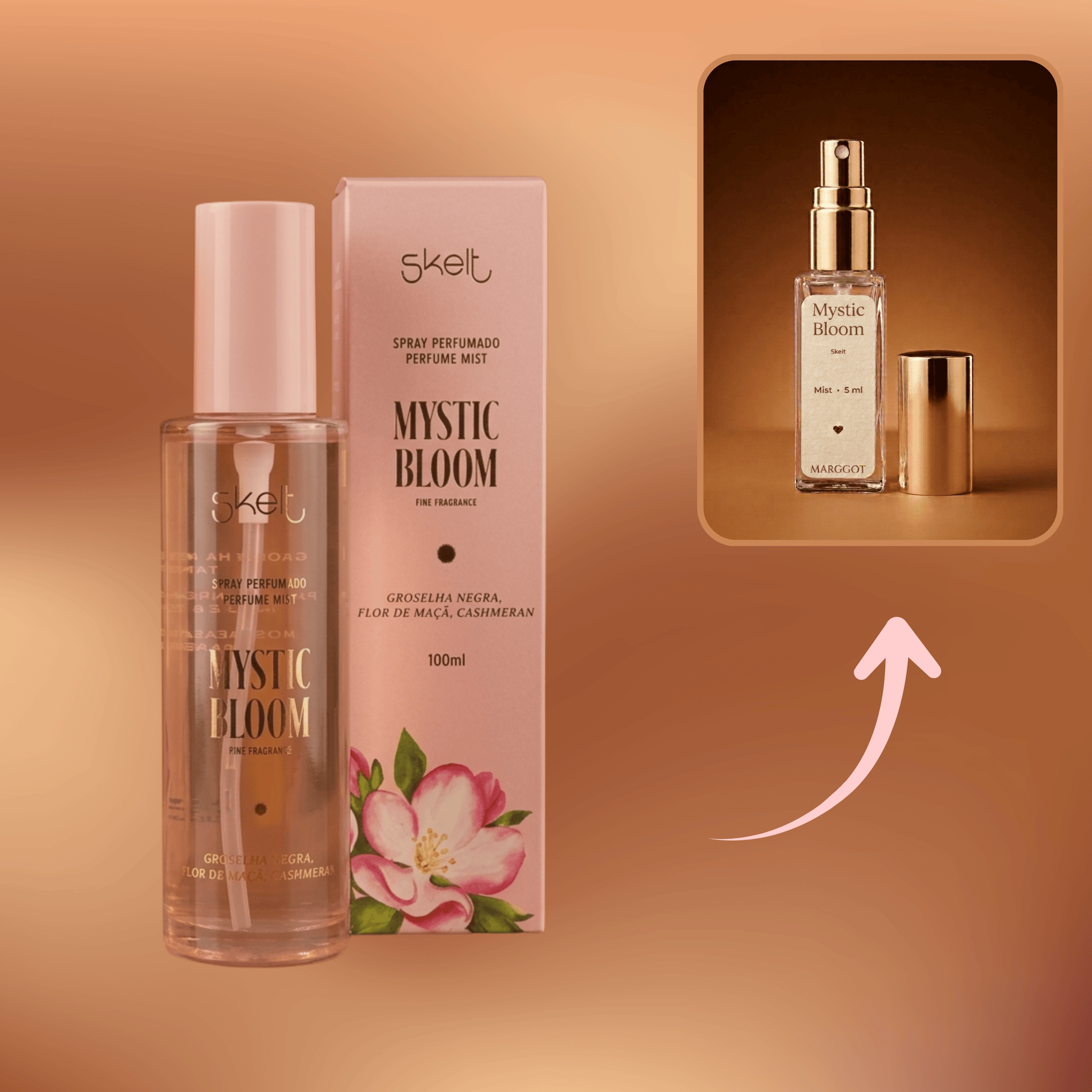 Decant / Mist Mystic Bloom Perfume Mist - Skelt - Marggot Perfumaria
