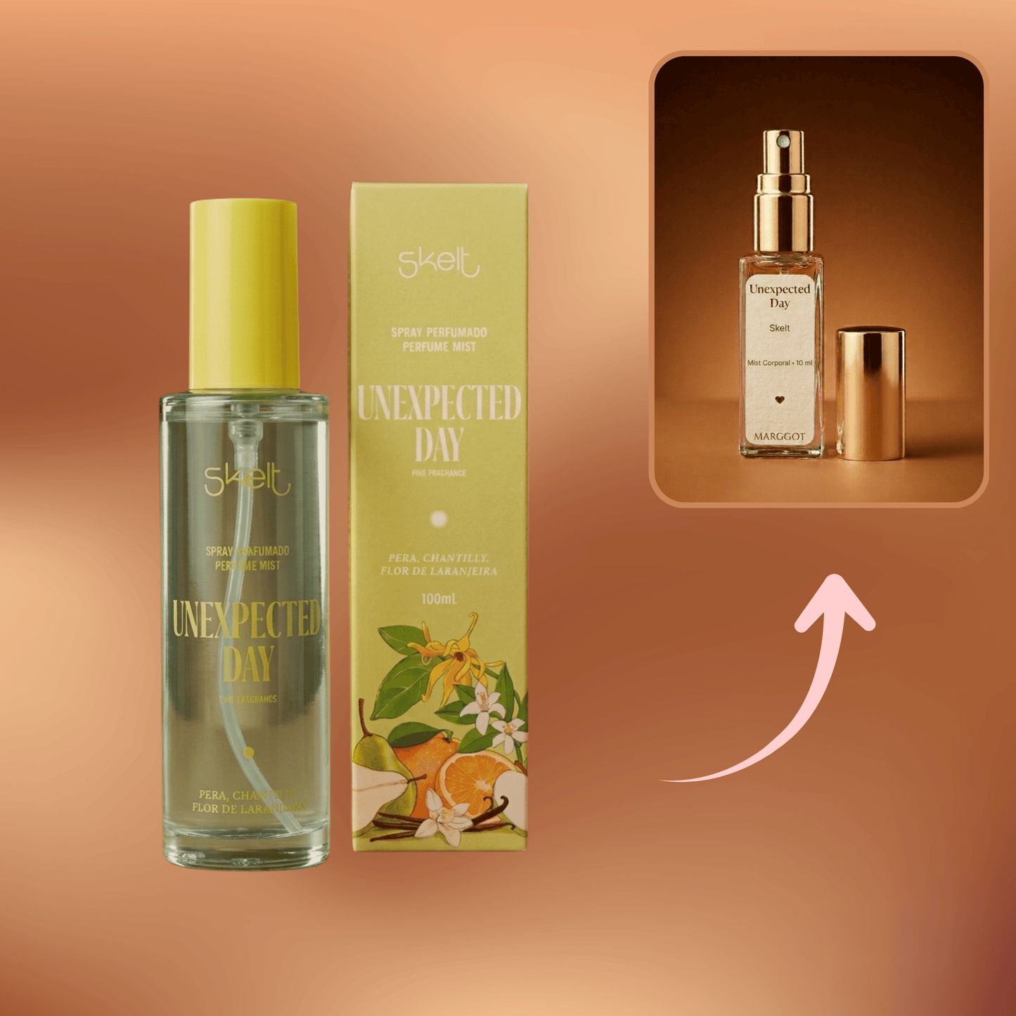 Decant / Mist Unexpected Day Perfume Mist - Skelt - Marggot Perfumaria