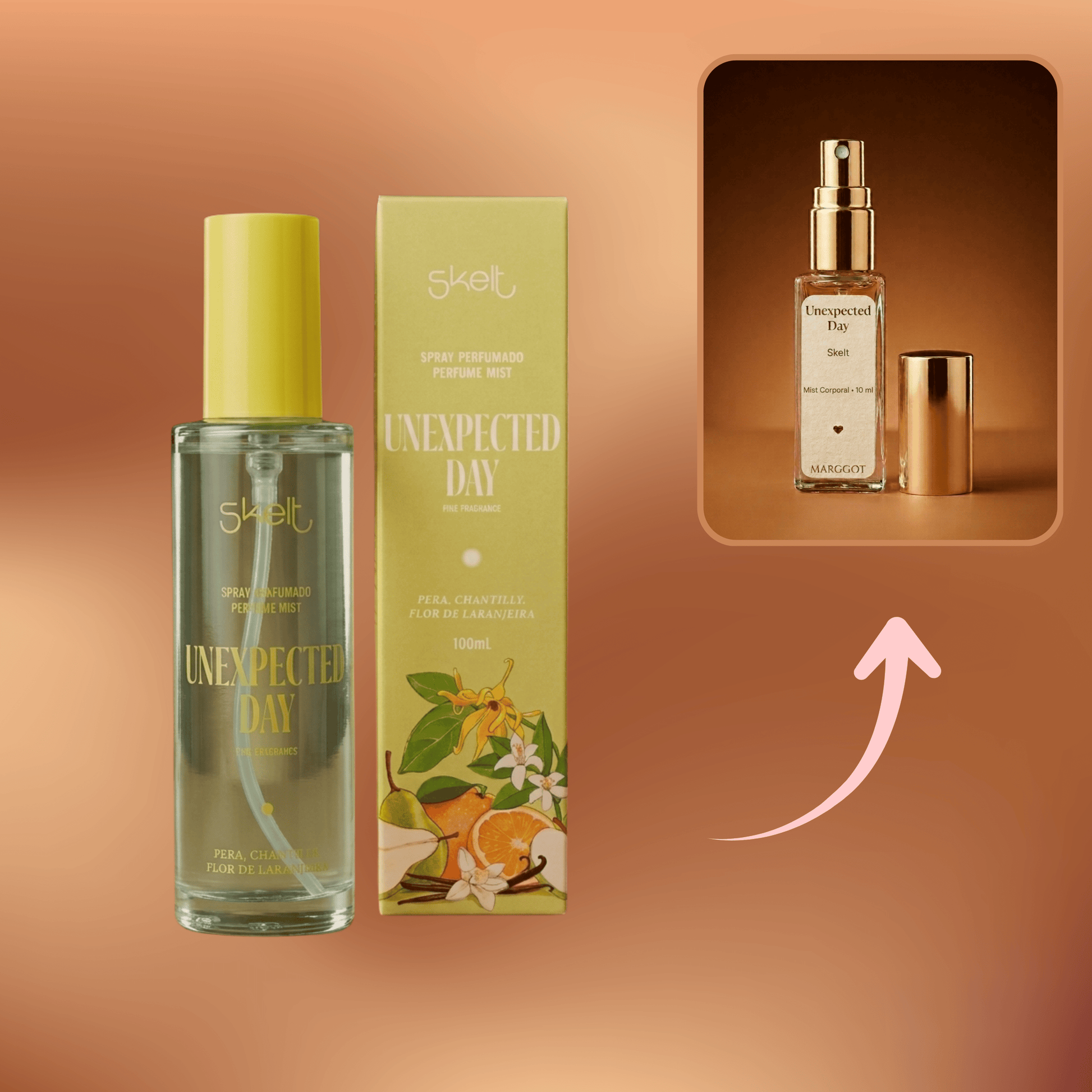 Decant / Mist Unexpected Day Perfume Mist - Skelt - Marggot Perfumaria