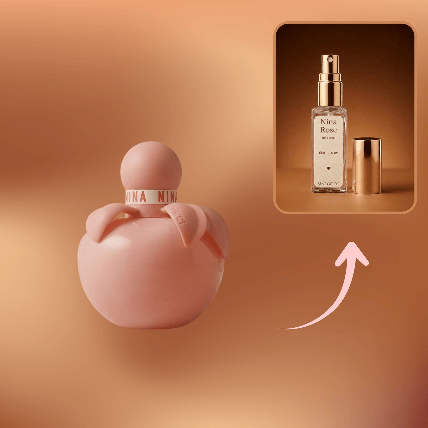 Decant Nina Rose Eau de Toilette - Nina Ricci - Marggot Perfumaria